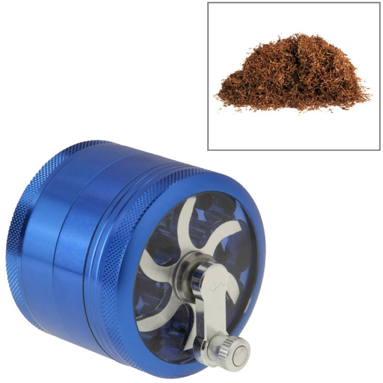 63mm Hand-cranking Cigarette Rolling Machine Herb & Tobacco Grinder, Random Color Delivery by bashfashion