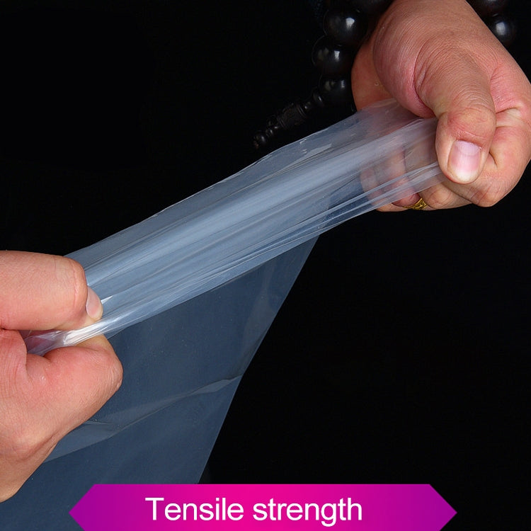 100 PCS Sealer Closer Machine Special Transparent Plastic Bag with Customized Logo & Design, Size: 18cm x 26cm by bashfashion