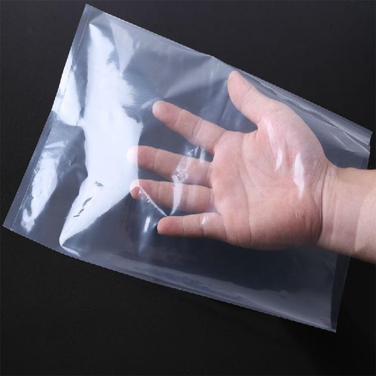 100 PCS Sealer Closer Machine Special Transparent Plastic Bag with Customized Logo & Design, Size: 23cm x 33cm by bashfashion