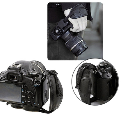 Leather Camera Grip(Black) by bashfashion