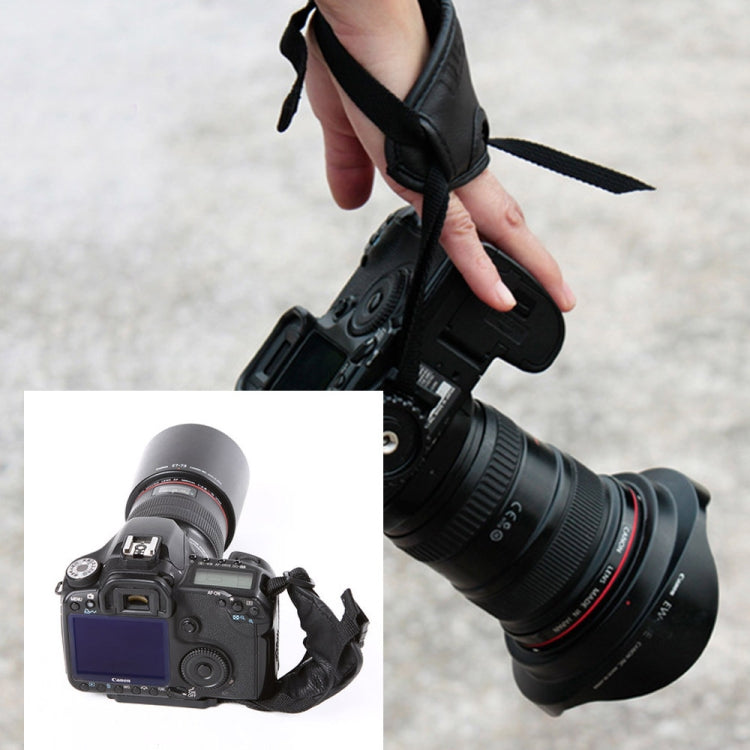 Leather Camera Grip(Black) by bashfashion