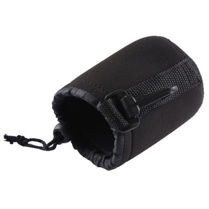 Neoprene SLR Camera Lens Carrying Bag Pouch Bag with Carabiner, Size: 8x10cm(Black) by bashfashion