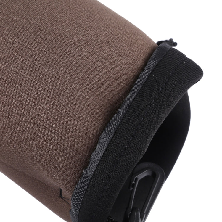 Neoprene SLR Camera Lens Carrying Bag Pouch Bag with Carabiner, Size: 10x18cm(Black) by bashfashion