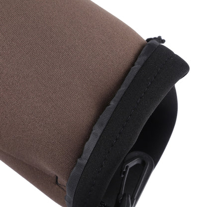 Neoprene SLR Camera Lens Carrying Bag Pouch Bag with Carabiner, Size: 10x18cm(Black) by bashfashion