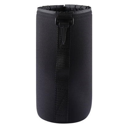 Neoprene SLR Camera Lens Carrying Bag Pouch Bag with Carabiner, Size: 10x22cm(Black) by bashfashion