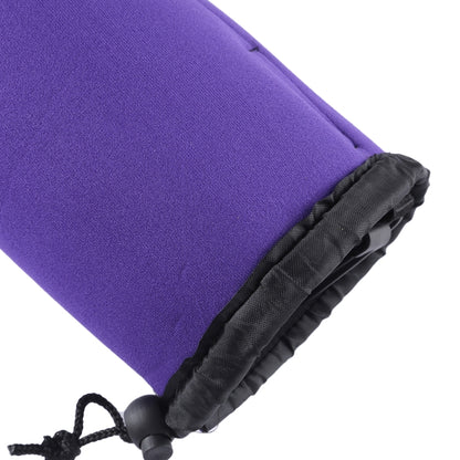 Neoprene SLR Camera Lens Carrying Bag Pouch Bag with Carabiner, Size: 10x22cm(Black) by bashfashion