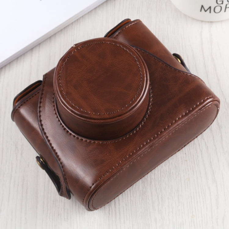 Full Body Camera PU Leather Case Bag with Strap for FUJIFILM X10 / X20(Coffee) by bashfashion