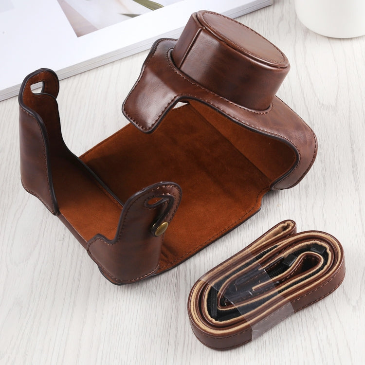 Full Body Camera PU Leather Case Bag with Strap for FUJIFILM X10 / X20(Coffee) by bashfashion