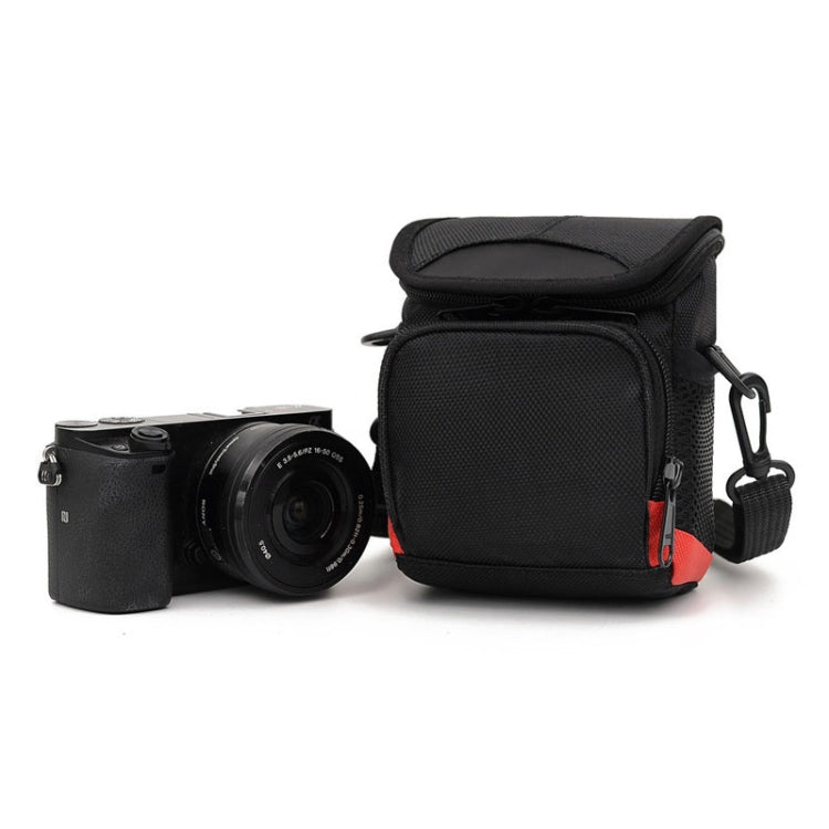 Universal Mini Digital Cloth Camera Bag with Strap, Size: 115 x 105 x 155mm(Black) by bashfashion