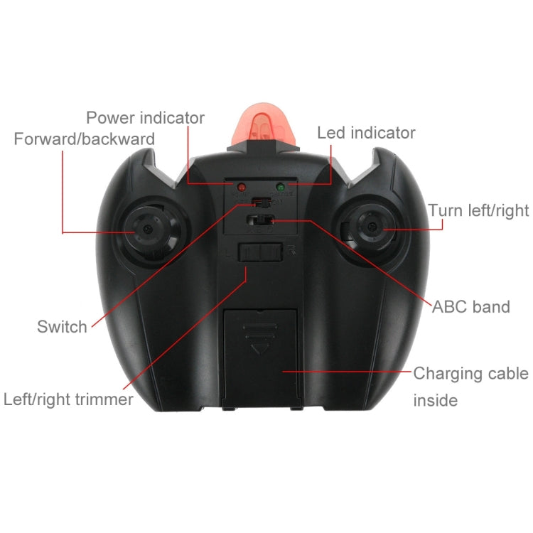 Superior Cool Infrared Control Toy Car Remote Control RC Wall Climber Car Climbing Stunt Car(Red) by bashfashion