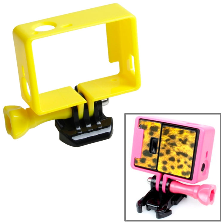 TMC High Quality Tripod Cradle Frame Mount Housing for GoPro HERO4 /3+ /3, HR191(Yellow) by TMC