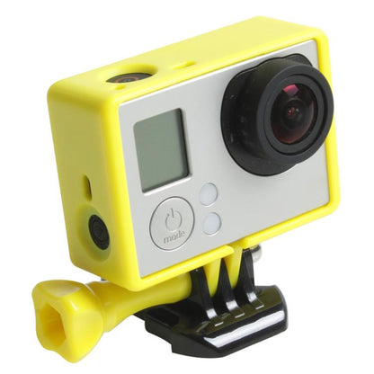 TMC High Quality Tripod Cradle Frame Mount Housing for GoPro HERO4 /3+ /3, HR191(Yellow) by TMC