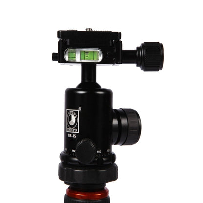 Triopo MT-2504C Adjustable Portable Aluminum Tripod with NB-1S Ball Head for Canon Nikon Sony DSLR Camera(Black) by TRIOPO
