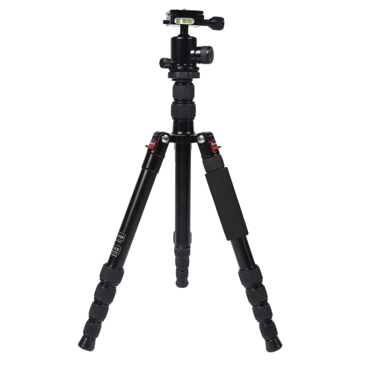 Triopo MT-2505C Adjustable Portable Aluminum Tripod with NB-1S Ball Head for Canon Nikon Sony DSLR Camera(Black) by TRIOPO