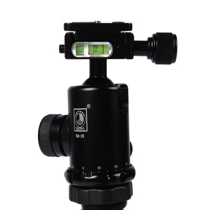 Triopo MT-2804C Adjustable Portable Aluminum Tripod with NB-2S Ball Head for Canon Nikon Sony DSLR Camera(Black) by TRIOPO