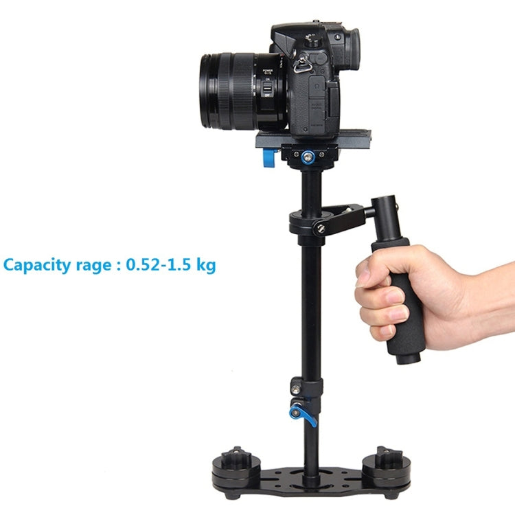 YELANGU S40L 40cm Aluminum Alloy Handheld Stabilizer for DSLR Camera DV(Black) by YELANGU