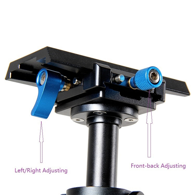 YELANGU S40L 40cm Aluminum Alloy Handheld Stabilizer for DSLR Camera DV(Black) by YELANGU