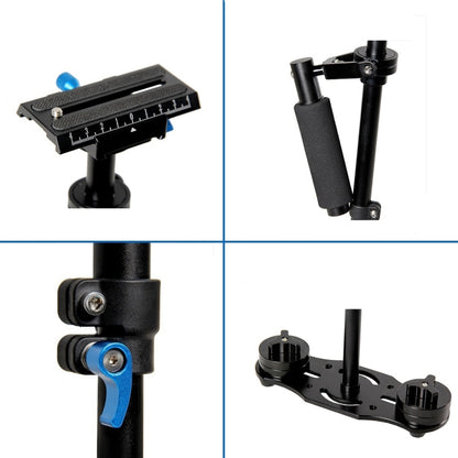 YELANGU S40L 40cm Aluminum Alloy Handheld Stabilizer for DSLR Camera DV(Black) by YELANGU