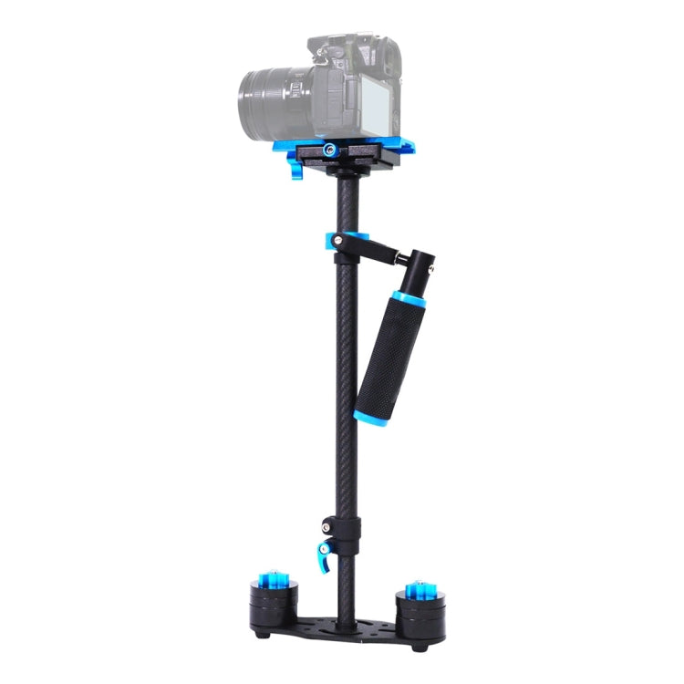 YELANGU 38.5-61cm Carbon Fiber Handheld Stabilizer for DSLR & DV Digital Video & Cameras, Capacity Range 0.5-3kg(Blue) by YELANGU