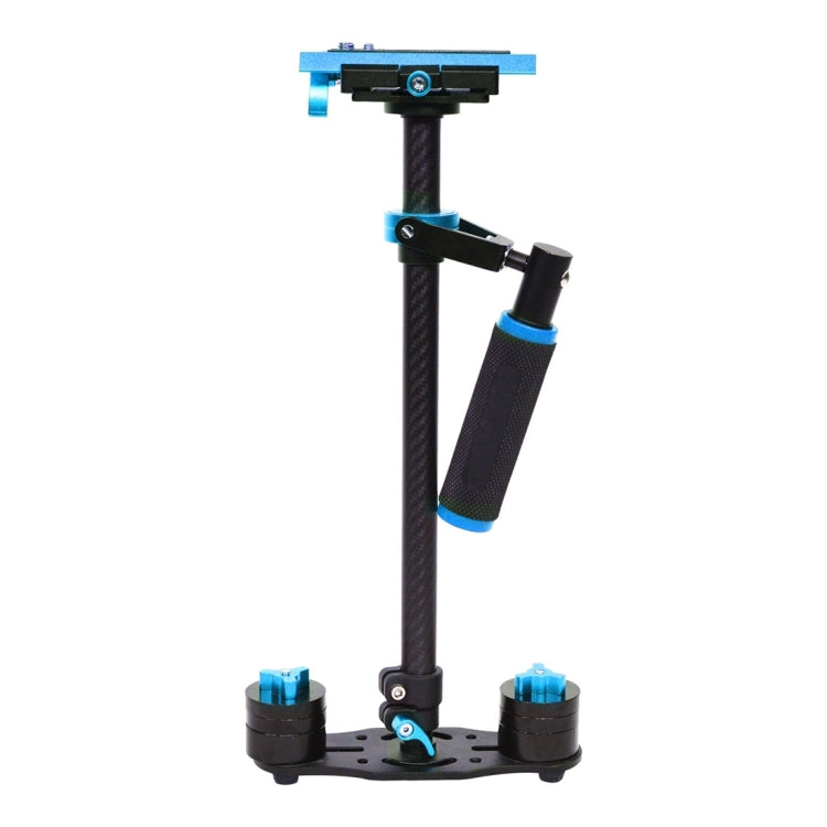 YELANGU 38.5-61cm Carbon Fiber Handheld Stabilizer for DSLR & DV Digital Video & Cameras, Capacity Range 0.5-3kg(Blue) by YELANGU