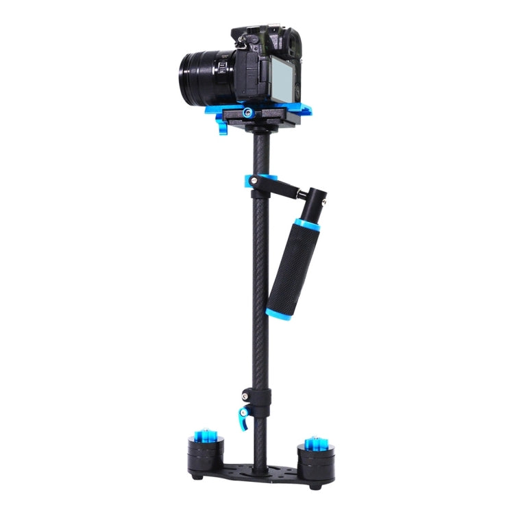 YELANGU 38.5-61cm Carbon Fiber Handheld Stabilizer for DSLR & DV Digital Video & Cameras, Capacity Range 0.5-3kg(Blue) by YELANGU