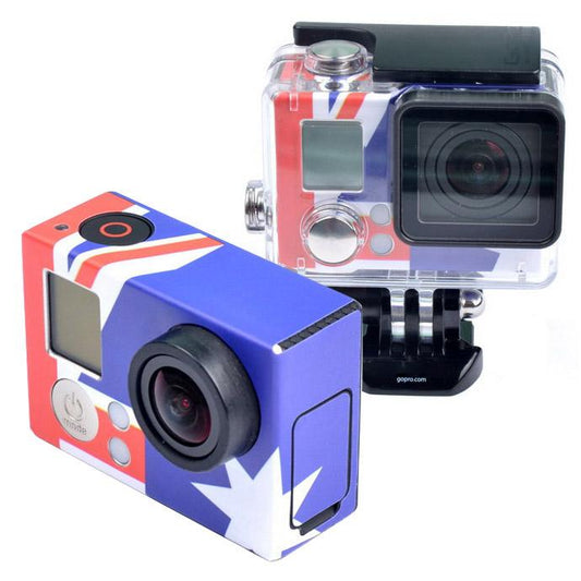 Retro AU Flag Pattern Case Sticker for GoPro HERO3+ /3 by bashfashion