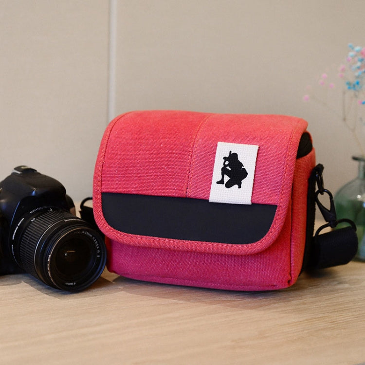 Universal Camera Bag, Inside Size: approx. 200mm x 115mm x 100mm(Red) by bashfashion