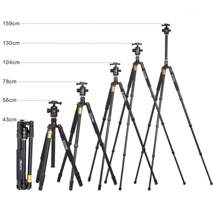 ZOMEI Z688 Portable Professional Travel Magnesium Alloy Material Tripod Monopod with Ball Head for Digital Camera by ZOMEI