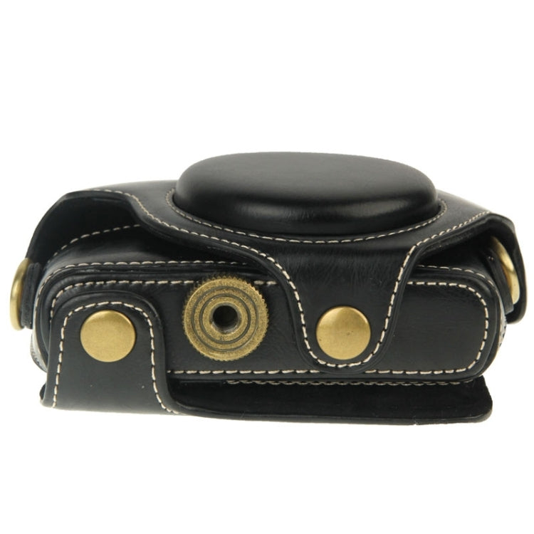 Retro Style PU Leather Camera Case Bag with Strap for Sony RX100 M3 / M4 / M5(Black) by bashfashion
