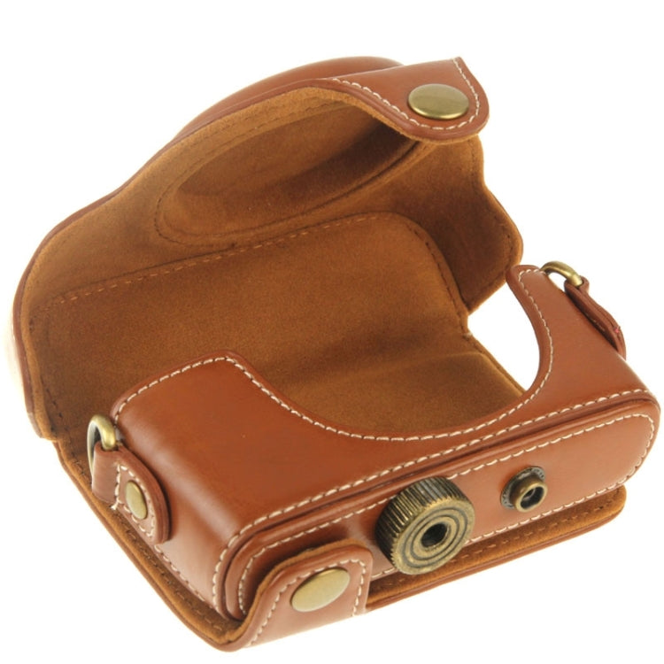 Retro Style PU Leather Camera Case Bag with Strap for Sony RX100 M3 / M4 / M5(Brown) by bashfashion