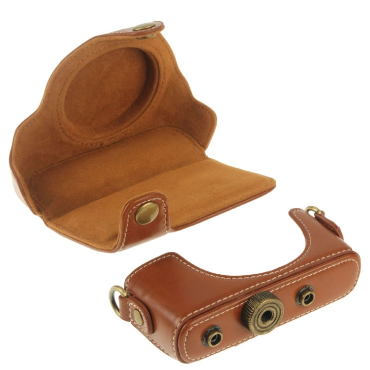 Retro Style PU Leather Camera Case Bag with Strap for Sony RX100 M3 / M4 / M5(Brown) by bashfashion