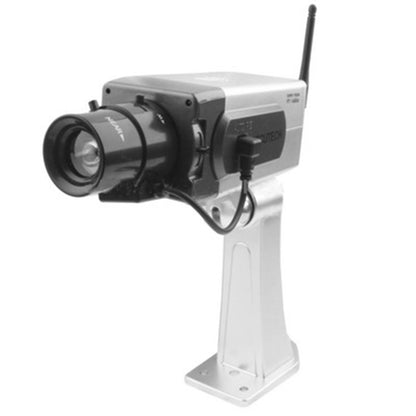 Fake Dummy Wireless Surveillance IR LED Security Camera with 45 Rotation(Silver) by bashfashion