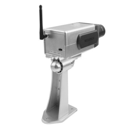 Fake Dummy Wireless Surveillance IR LED Security Camera with 45 Rotation(Silver) by bashfashion
