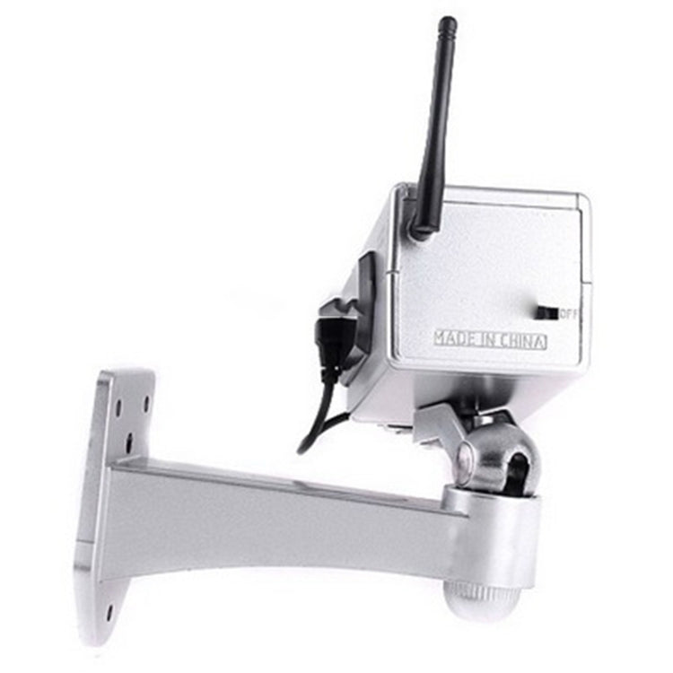 Fake Dummy Wireless Surveillance IR LED Security Camera with 45 Rotation(Silver) by bashfashion