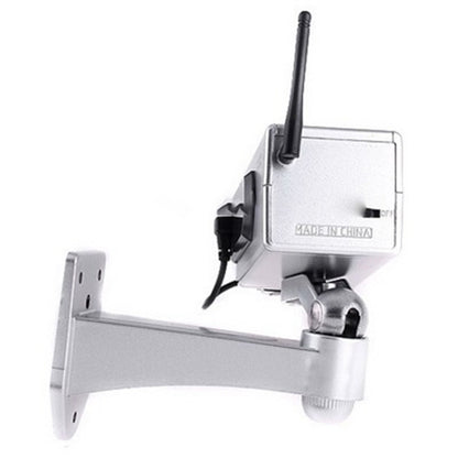 Fake Dummy Wireless Surveillance IR LED Security Camera with 45 Rotation(Silver) by bashfashion