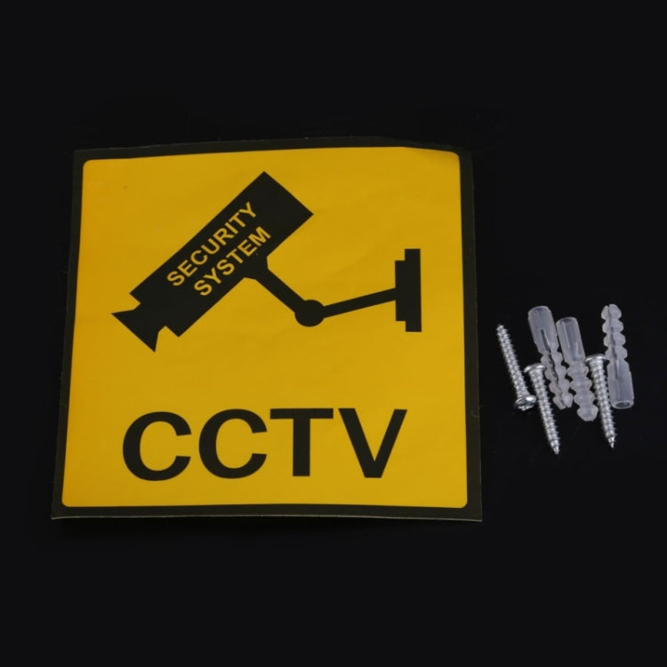 Realistic Looking Dummy Security CCTV Camera with Flashing Red LED by bashfashion