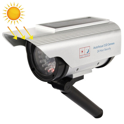 Solar Powered Realistic Looking Dummy Camera with Flashing Red LED Light by bashfashion