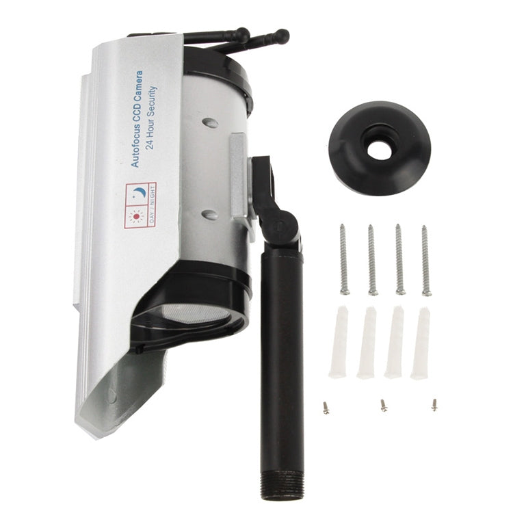 Solar Powered Realistic Looking Dummy Camera with Flashing Red LED Light by bashfashion