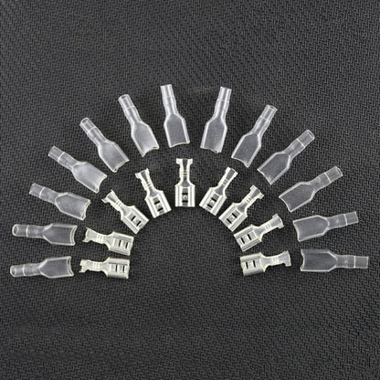 480 x 6.3mm Crimp Terminal Female Spade Connector + Case (480 pcs in one packaging, the price is for 480 pcs) by bashfashion