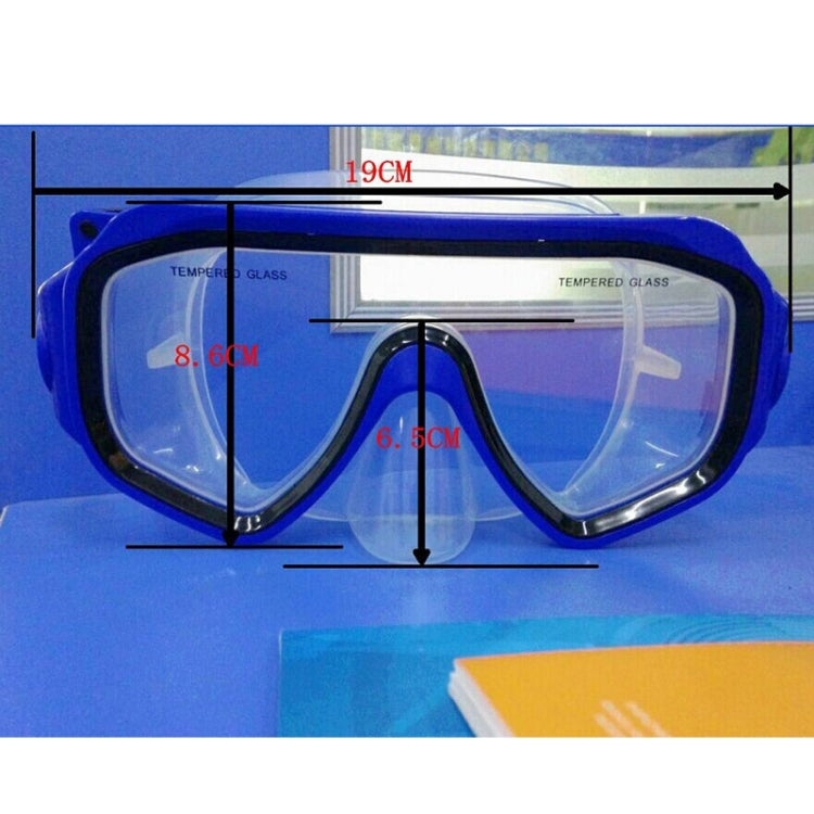 Water Sports Diving Equipment Diving Mask Swimming Glasses with Mount for GoPro, Insta360, DJI and Other Action Cameras(Blue) by bashfashion