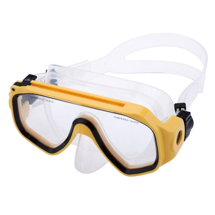 Water Sports Diving Equipment Diving Mask Swimming Glasses with Mount for GoPro, Insta360, DJI and Other Action Cameras(Yellow) by bashfashion