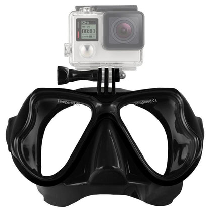 Water Sports Diving Equipment Diving Mask Swimming Glasses for GoPro, Insta360, DJI and Other Action Cameras(Black) by bashfashion