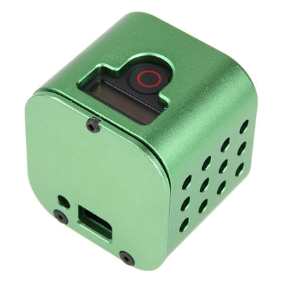 Housing Shell CNC Aluminum Alloy Protective Cage with Insurance Back Cover for GoPro HERO5 Session /HERO4 Session /HERO Session(Green) by bashfashion