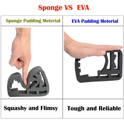 Shockproof Waterproof Portable Travel Case for GoPro, Insta360, DJI and Other Action Cameras Accessories, Size: 16cm x 12cm x 7cm by bashfashion