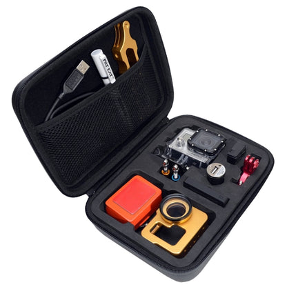 Shockproof Waterproof Portable Travel Case for GoPro, Insta360, DJI and Other Action Cameras Accessories, Size: 22cm x 16cm x 7cm by bashfashion