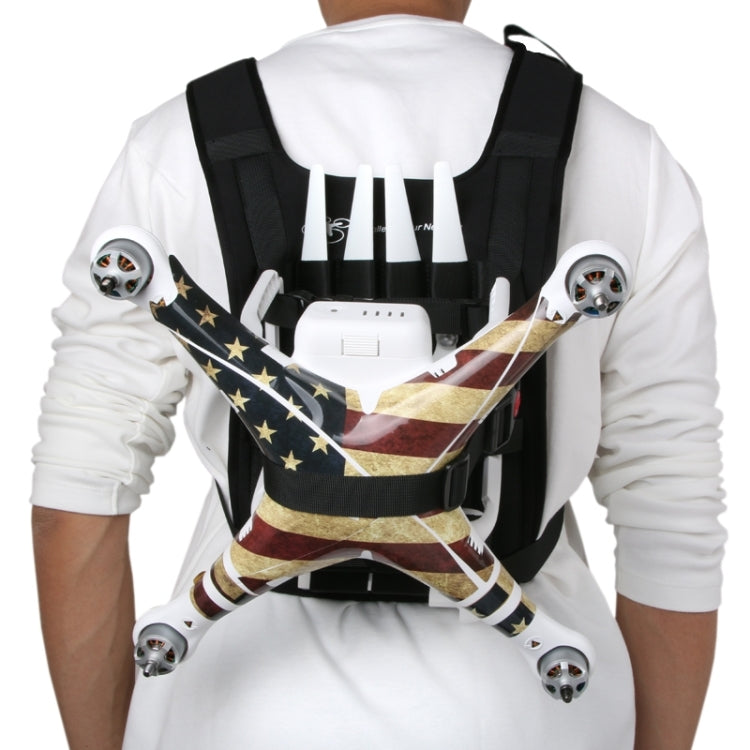 Shoulder Backpack Carry Case Multipurpose Bag Neck Strap Belt for Dji Phantom 3 / 2 / 1 / Vision+, Carry Available for Quadcopter, Remote Controller, Battery, Propellers(Black) by bashfashion