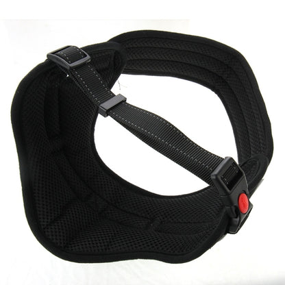 Soft Thicken Pet Chest Suspenders Dog Traction Rope, Size: M (50-65cm)(Black) by bashfashion
