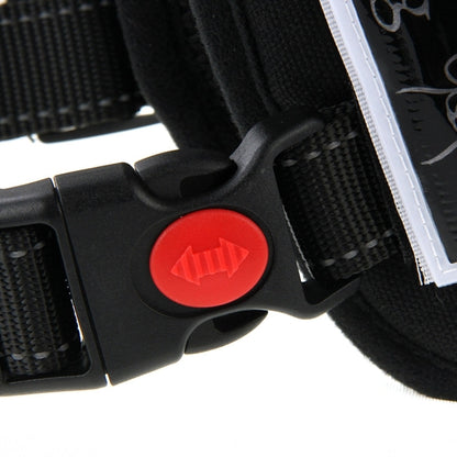 Soft Thicken Pet Chest Suspenders Dog Traction Rope, Size: M (50-65cm)(Black) by bashfashion