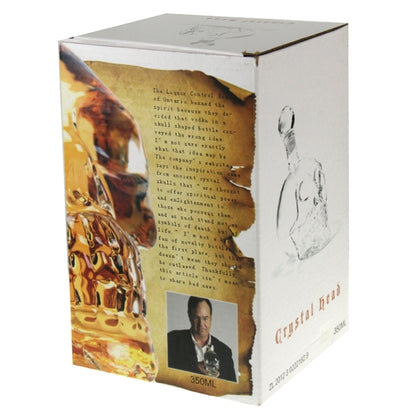 Crystal Glass Skull Bottle for Vodka & Whiskey & Beer Liqueur & Red Wine & Other Beverage, 350ML by bashfashion