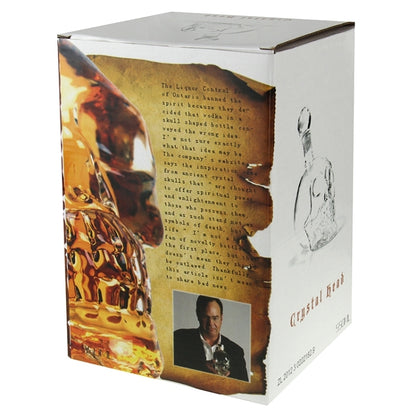 Crystal Glass Skull Bottle for Vodka & Whiskey & Beer Liqueur & Red Wine & Other Beverage, 550ML by bashfashion